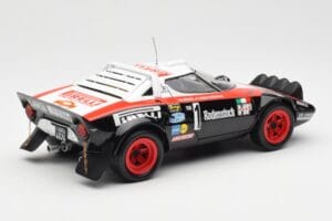 Lancia Stratos HF #1 Hunsruck Rally 1978 Kyosho 1:18 08130D Metaal — afbeelding 3 van 8