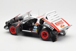Lancia Stratos HF #1 Hunsruck Rally 1978 Kyosho 1:18 08130D Metaal — afbeelding 5 van 8