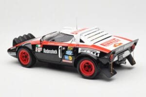 Lancia Stratos HF #1 Hunsruck Rally 1978 Kyosho 1:18 08130D Metaal — afbeelding 7 van 8