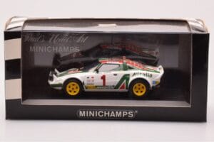 Lancia Stratos #1 S. Munari / S. Maiga Rally Monte Carlo 1977 Minichamps 1:43 430771201 Metaal — afbeelding 4 van 4
