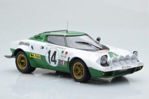 Lancia Stratos Alitalia #14 S. Munari / M. Mannucci Winners Rally Monte Carlo 1975 Minichamps 1:18 155751714 Metaal — afbeelding 4 van 6