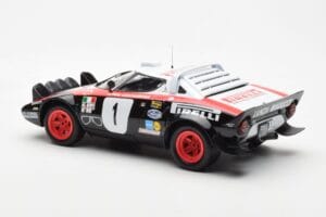 Lancia Stratos HF #1 Lancia Pirelli W. Rohrl / C. Geistdorfer Winners Dynabit Saarland Rallye 1978 Minichamps 1:18 155781701  — afbeelding 5 van 6