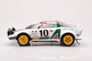 Lancia Stratos HF #10 S. Munari / S. Maiga Rally Monte Carlo 1976 IXO 1:18 18RMC162A Metaal — afbeelding 3 van 6