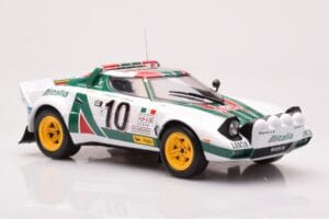 Lancia Stratos HF #10 S. Munari / S. Maiga Rally Monte Carlo 1976 IXO 1:18 18RMC162A Metaal — afbeelding 4 van 6
