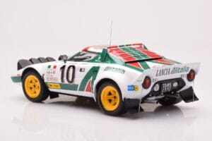 Lancia Stratos HF #10 S. Munari / S. Maiga Rally Monte Carlo 1976 IXO 1:18 18RMC162A Metaal — afbeelding 5 van 6