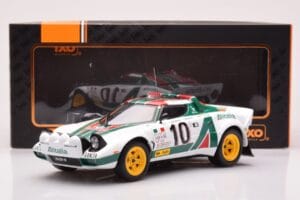 Lancia Stratos HF #10 S. Munari / S. Maiga Rally Monte Carlo 1976 IXO 1:18 18RMC162A Metaal — afbeelding 6 van 6