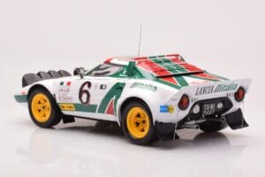 Lancia Stratos HF #6 B. Waldegård / H. Thorszelius Rally Monte Carlo 1976 IXO 1:18 18RMC162B Metaal — afbeelding 5 van 6
