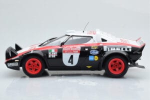 Lancia Stratos Pirelli #4 M. Alen / I. Kivimaki Winners Rally Sanremo 1978 Minichamps 1:18 155781704 Metaal — afbeelding 3 van 6