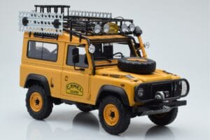 Land Rover Defender 90 Camel Trophy Borneo 1985 Almost Real 1:18 810213 Metaal — afbeelding 6 van 8