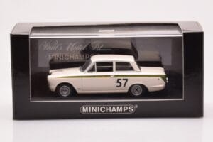 Lotus Cortina Mk1 #57 J. Clark Crystal Palace Winner 1964 Minichamps 1:43 400648257 Metaal — afbeelding 4 van 4