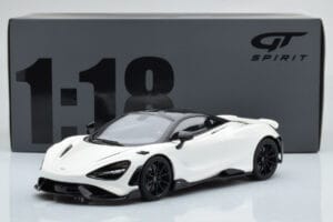McLaren 765LT Wit GT Spirit 1:18 GT861 Hars — afbeelding 6 van 6