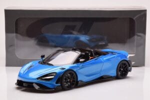 McLaren 765LT Spider Blauw GT Spirit 1:18 GT886 Hars — afbeelding 6 van 6