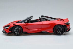 McLaren 765LT Spider Rood GT Spirit 1:18 GT420 Hars — afbeelding 3 van 6