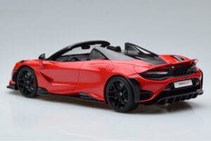 McLaren 765LT Spider Rood GT Spirit 1:18 GT420 Hars — afbeelding 5 van 6