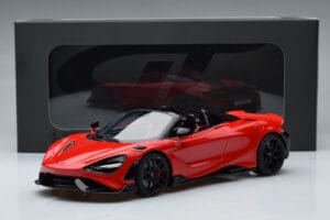 McLaren 765LT Spider Rood GT Spirit 1:18 GT420 Hars — afbeelding 6 van 6