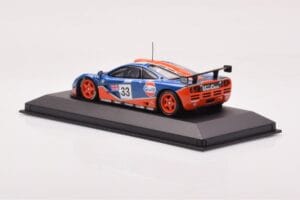 McLaren F1 GTR #33 Gulf Racing R. Bellm / M. Weaver / J-J. Lehto 24 Hours of Le Mans 1996 Minichamps 1:43 530164333 Metaal — afbeelding 3 van 4