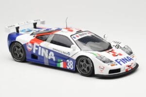 McLaren F1 GTR #38 M. Duez / M. Soper / E. Lafitte Team Bigazzi 24 Hours of Le Mans 1996 UT Models 1:18 80439421484 Metaal — afbeelding 4 van 6
