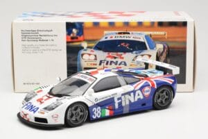 McLaren F1 GTR #38 M. Duez / M. Soper / E. Lafitte Team Bigazzi 24 Hours of Le Mans 1996 UT Models 1:18 80439421484 Metaal — afbeelding 6 van 6