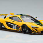 McLaren P1 GTR Geel Met Groene Strepen AUTOart 1:18 - image 5 of 7