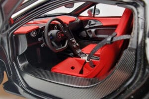 McLaren P1 Mat Zwart AUTOart 1:18 76027 Metaal — afbeelding 8 van 9