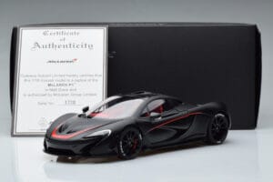 McLaren P1 Mat Zwart AUTOart 1:18 76027 Metaal — afbeelding 9 van 9