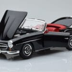 Mercedes 190 SL W121 Cabriolet Zwart Minichamps 1:18 - image 2 of 8