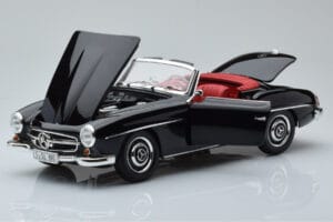 Mercedes 190 SL W121 Cabriolet Zwart Minichamps 1:18 100037030 Metaal — afbeelding 2 van 8