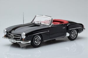 Mercedes 190 SL W121 Cabriolet Zwart Minichamps 1:18 100037030