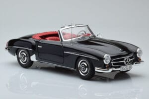 Mercedes 190 SL W121 Cabriolet Zwart Minichamps 1:18 100037030 Metaal — afbeelding 5 van 8