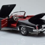 Mercedes 190 SL W121 Cabriolet Zwart Minichamps 1:18 - image 7 of 8
