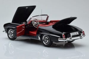 Mercedes 190 SL W121 Cabriolet Zwart Minichamps 1:18 100037030 Metaal — afbeelding 7 van 8