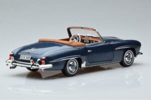 Mercedes 190 SL W121 Roadster Blauw Norev 1:18 B66040625 Metaal — afbeelding 3 van 8