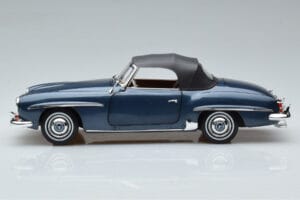 Mercedes 190 SL W121 Roadster Blauw Norev 1:18 B66040625 Metaal — afbeelding 4 van 8