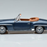 Mercedes 190 SL W121 Roadster Blauw Norev 1:18 - image 5 of 8