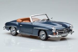 Mercedes 190 SL W121 Roadster Blauw Norev 1:18 B66040625 Metaal — afbeelding 6 van 8