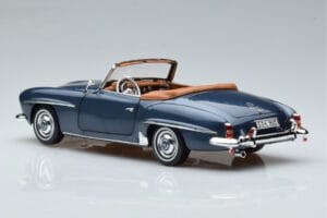Mercedes 190 SL W121 Roadster Blauw Norev 1:18 B66040625 Metaal — afbeelding 7 van 8