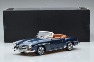 Mercedes 190 SL W121 Roadster Blauw Norev 1:18 B66040625 Metaal — afbeelding 8 van 8