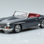 Mercedes 190 SL W121 Roadster Grijs Norev 1:18 183402 Metaal