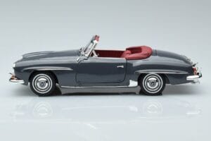 Mercedes 190 SL W121 Roadster Grijs Norev 1:18 183402 Metaal — afbeelding 4 van 8