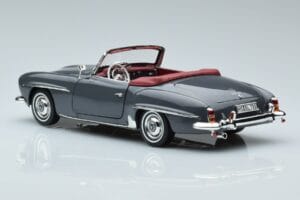 Mercedes 190 SL W121 Roadster Grijs Norev 1:18 183402 Metaal — afbeelding 6 van 8