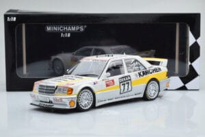 Mercedes 190E 2.5-16 W201 EVO 1 Karcher #77 F. Kreutzpointer Team AMG-Mercedes DTM 1990 Minichamps 1:18 155903677 Metaal — afbeelding 6 van 6