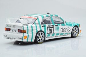 Mercedes 190E 2.5-16 W201 EVO 2 Debis #18 F. Giroix Team Zackspeed DTM 1991 Minichamps 1:18 155913618 Metaal — afbeelding 2 van 6