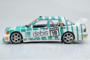 Mercedes 190E 2.5-16 W201 EVO 2 Debis #18 F. Giroix Team Zackspeed DTM 1991 Minichamps 1:18 155913618 Metaal — afbeelding 3 van 6
