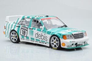 Mercedes 190E 2.5-16 W201 EVO 2 Debis #18 F. Giroix Team Zackspeed DTM 1991 Minichamps 1:18 155913618 Metaal — afbeelding 4 van 6
