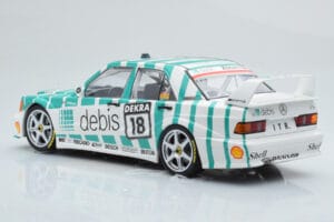 Mercedes 190E 2.5-16 W201 EVO 2 Debis #18 F. Giroix Team Zackspeed DTM 1991 Minichamps 1:18 155913618 Metaal — afbeelding 5 van 6