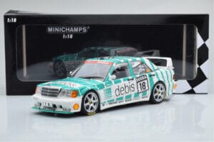 Mercedes 190E 2.5-16 W201 EVO 2 Debis #18 F. Giroix Team Zackspeed DTM 1991 Minichamps 1:18 155913618 Metaal — afbeelding 6 van 6