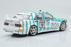 Mercedes 190E 2.5-16 W201 EVO 2 Debis #19 R. Asch Team Zackspeed DTM 1991 Minichamps 1:18 155913619 Metaal — afbeelding 2 van 6