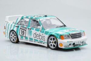 Mercedes 190E 2.5-16 W201 EVO 2 Debis #19 R. Asch Team Zackspeed DTM 1991 Minichamps 1:18 155913619 Metaal — afbeelding 4 van 6