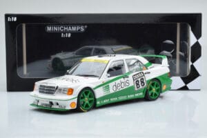 Mercedes 190E 2.5-16 W201 EVO 2 Debis #88 B. Schneider Team Zackspeed DTM 1991 Minichamps 1:18 155913688 Metaal — afbeelding 6 van 6