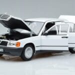 Mercedes 190 E W201 Wit Norev 1:18 183820 Metaal - image 2 of 7